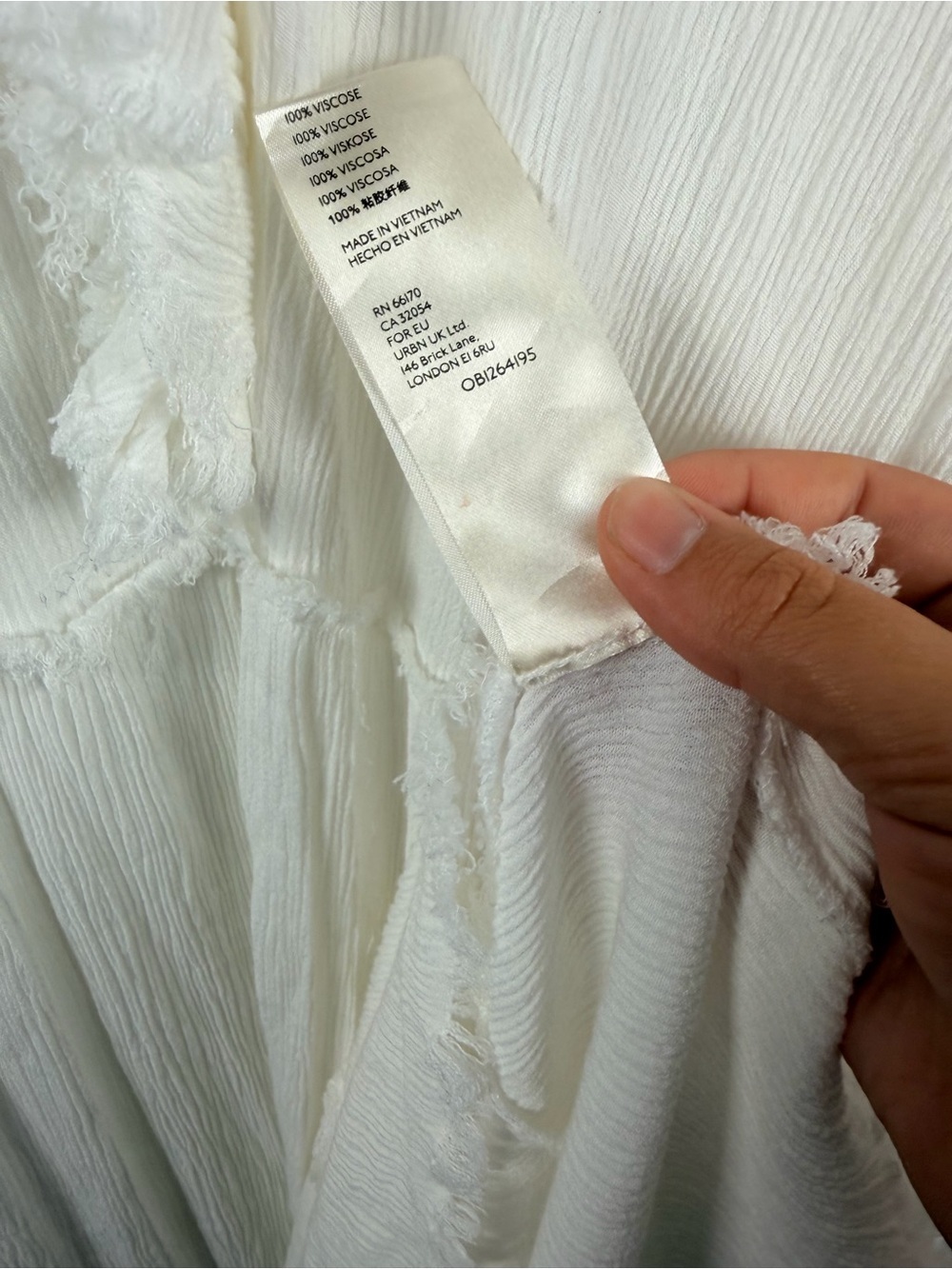 Free people sweet darlin’ long sleeve maxi dress white size large ruffle - Picture 7 of 9